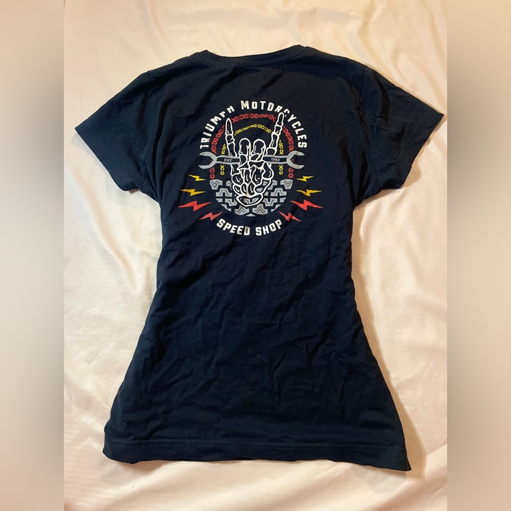 Triumph motorcycle merch women’s t-shirt